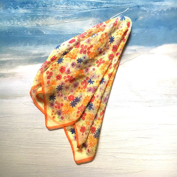 ECHO 100% Silk Floral Scarf - Picture 3 of 6